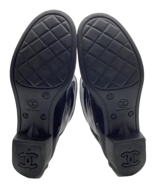 CHANEL（シャネル）CHANEL (シャネル) レインブーツ ブラック サイズ:37の古着・服飾アイテム