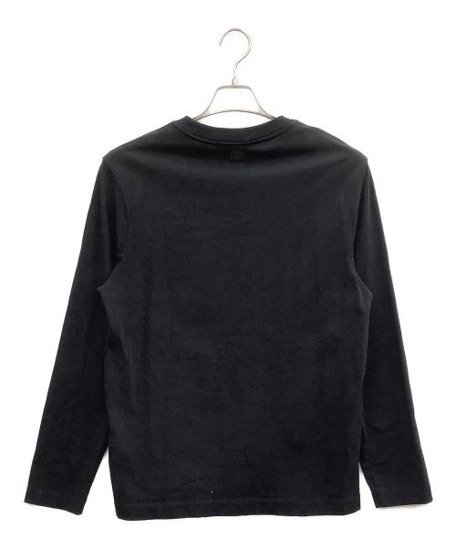 AMI PARIS（アミ パリス）AMI PARIS (アミ パリス) 長袖カットソー ブラック サイズ:Mの古着・服飾アイテム