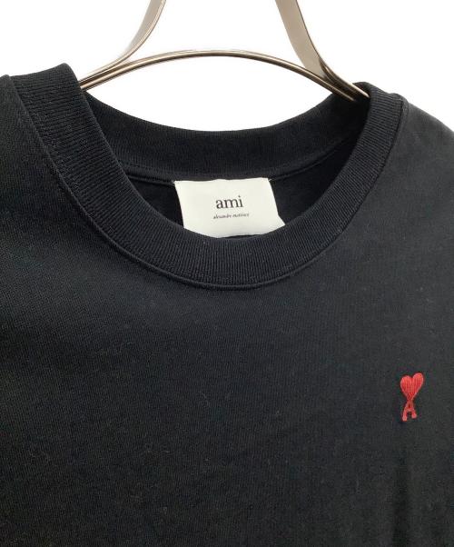 AMI PARIS（アミ パリス）AMI PARIS (アミ パリス) 長袖カットソー ブラック サイズ:Mの古着・服飾アイテム