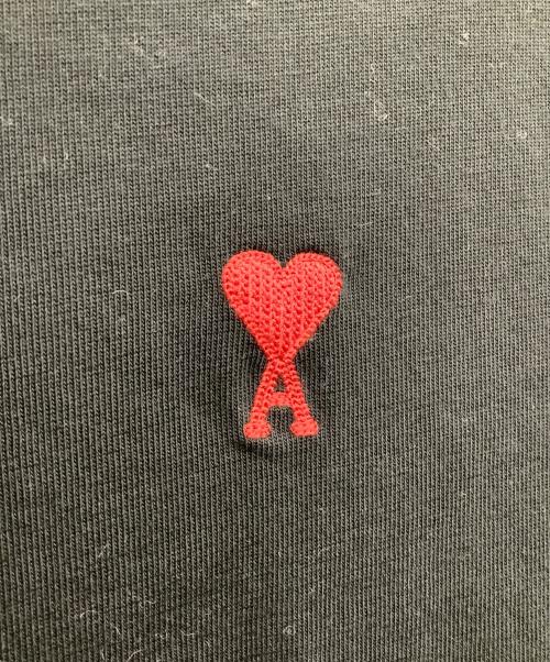 AMI PARIS（アミ パリス）AMI PARIS (アミ パリス) 長袖カットソー ブラック サイズ:Mの古着・服飾アイテム