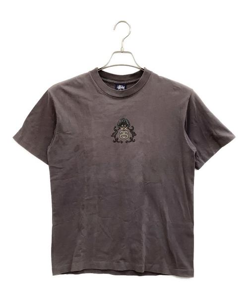 stussy（ステューシー）stussy (ステューシー) ドラゴンプリントTシャツ グレー サイズ:Mの古着・服飾アイテム