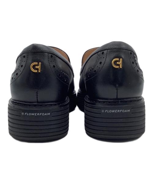 COLE HAAN（コールハーン）COLE HAAN (コールハーン) プラットフォーム ベネチアン スリッポン ローファー ブラック サイズ:7の古着・服飾アイテム