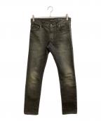 Saint Laurent Parisサンローランパリ）の古着「デニムパンツ」｜ブラック