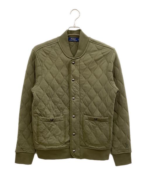 POLO RALPH LAUREN（ポロ・ラルフローレン）POLO RALPH LAUREN (ポロ・ラルフローレン) キルティングボンバージャケット オリーブ サイズ:Sの古着・服飾アイテム