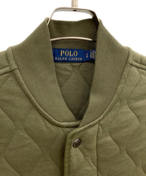 POLO RALPH LAUREN（ポロ・ラルフローレン）POLO RALPH LAUREN (ポロ・ラルフローレン) キルティングボンバージャケット オリーブ サイズ:Sの古着・服飾アイテム
