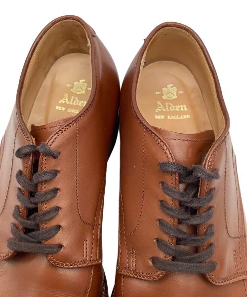 Alden（オールデン）ALDEN (オールデン) Vチップシューズ ブラウン サイズ:6 1/2の古着・服飾アイテム