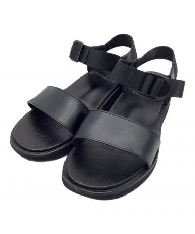中古・古着通販】FOOTWORKS (フットワークス) レザーサンダル ブラック