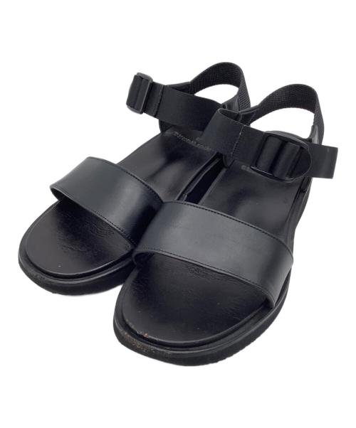 FOOTWORKS（フットワークス）FOOTWORKS (フットワークス) レザーサンダル ブラック サイズ:25の古着・服飾アイテム