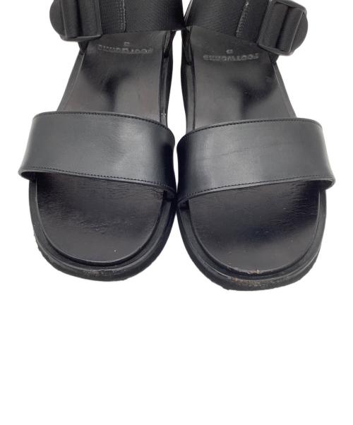FOOTWORKS（フットワークス）FOOTWORKS (フットワークス) レザーサンダル ブラック サイズ:25の古着・服飾アイテム