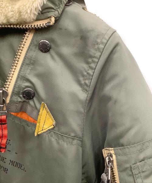 AVIREX（アヴィレックス）AVIREX (アヴィレックス) フライトジャケット カーキ サイズ:Mの古着・服飾アイテム