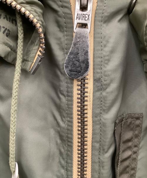 AVIREX（アヴィレックス）AVIREX (アヴィレックス) フライトジャケット カーキ サイズ:Mの古着・服飾アイテム