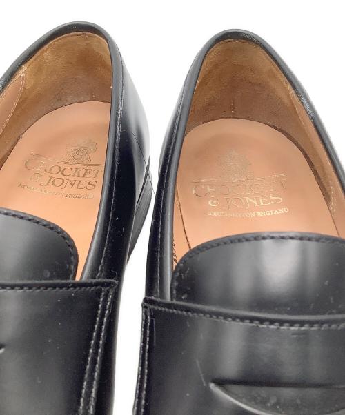 Crockett & Jones（クロケット＆ジョーンズ）Crockett & Jones (クロケット＆ジョーンズ) コインローファー ブラック サイズ:9の古着・服飾アイテム