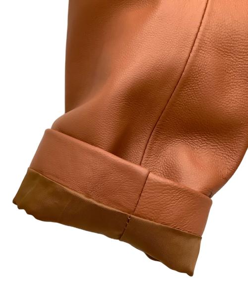 Diagram（ダイアグラム）Diagram (ダイアグラム) レザージャケット ブラウン サイズ:38の古着・服飾アイテム