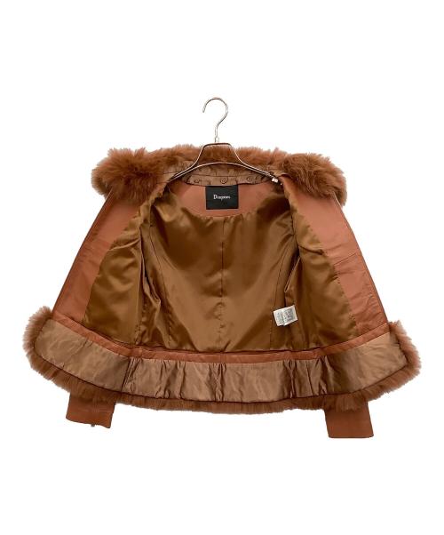 Diagram（ダイアグラム）Diagram (ダイアグラム) レザージャケット ブラウン サイズ:38の古着・服飾アイテム