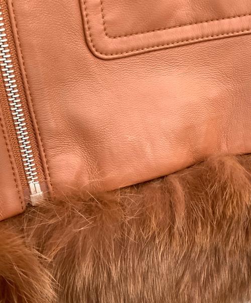 Diagram（ダイアグラム）Diagram (ダイアグラム) レザージャケット ブラウン サイズ:38の古着・服飾アイテム