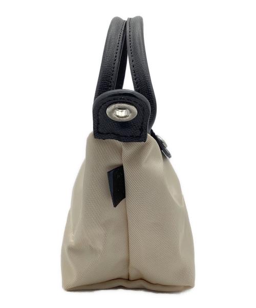 LONGCHAMP（ロンシャン）LONGCHAMP (ロンシャン) プリアージュエナジーハンド ベージュ×ブラック サイズ:−の古着・服飾アイテム