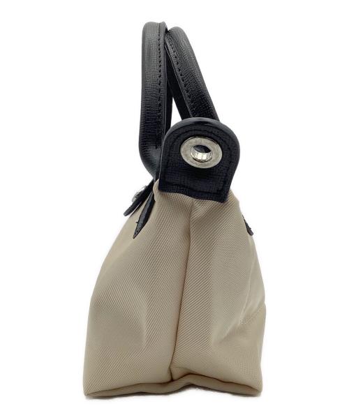 LONGCHAMP（ロンシャン）LONGCHAMP (ロンシャン) プリアージュエナジーハンド ベージュ×ブラック サイズ:−の古着・服飾アイテム