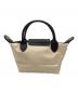 LONGCHAMP (ロンシャン) プリアージュエナジーハンド ベージュ×ブラック サイズ:−：10000円