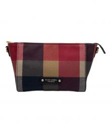 BLUE LABEL CRESTBRIDGE（ブルーレーベルクレストブリッジ）の古着「ショルダーバッグ」｜レッド