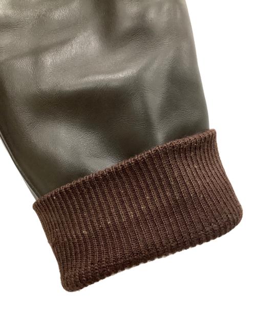 VARGA GIRL（バルガ ガール）VARGA GIRL (バルガ ガール) A2レザージャケット ブラウン サイズ:40の古着・服飾アイテム