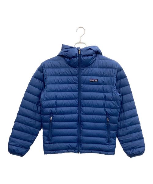 Patagonia（パタゴニア）Patagonia (パタゴニア) ダウンセーターフーディ ブルー サイズ:XSの古着・服飾アイテム