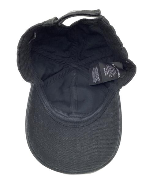 BALENCIAGA（バレンシアガ）BALENCIAGA (バレンシアガ) キャップ ブラック サイズ:Lの古着・服飾アイテム