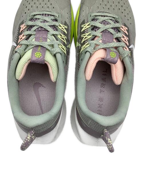 NIKE（ナイキ）NIKE (ナイキ) WMNS REACTX PEGASUS TRAIL 5 黄緑×ピンク サイズ:24の古着・服飾アイテム