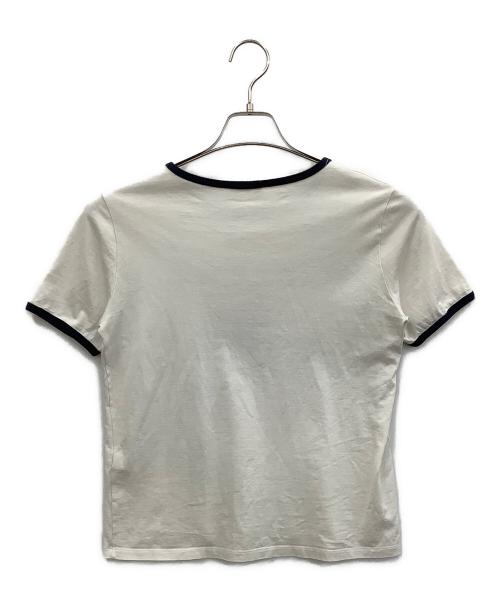 CELINE（セリーヌ）CELINE (セリーヌ) トリオンロゴプリントTシャツ ホワイト サイズ:Mの古着・服飾アイテム