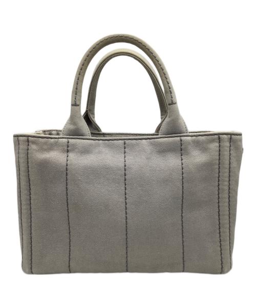 PRADA（プラダ）PRADA (プラダ) キャンバストートバッグ ベージュ サイズ:−の古着・服飾アイテム