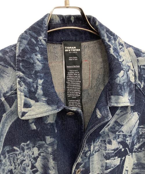 TIGRAN AVETISYAN（ティグラン アヴェティスヤン）TIGRAN AVETISYAN (ティグラン アヴェティスヤン) デニムコート インディゴ サイズ:XLの古着・服飾アイテム