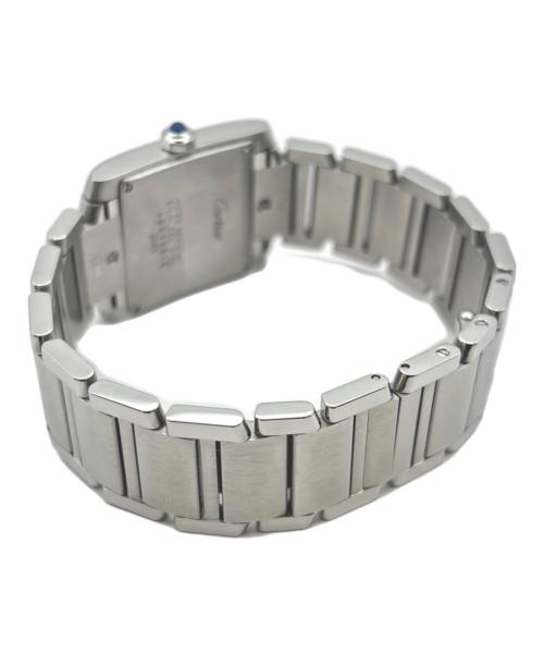 Cartier（カルティエ）Cartier (カルティエ) Tank Francaise Boys タンクフランセーズMM Ref:W51011Q3 ホワイト文字盤 サイズ:MM/24mm/16cmの古着・服飾アイテム