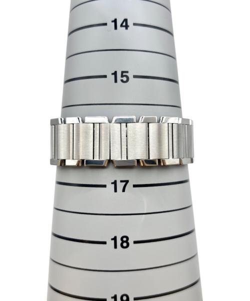 Cartier（カルティエ）Cartier (カルティエ) Tank Francaise Boys タンクフランセーズMM Ref:W51011Q3 ホワイト文字盤 サイズ:MM/24mm/16cmの古着・服飾アイテム