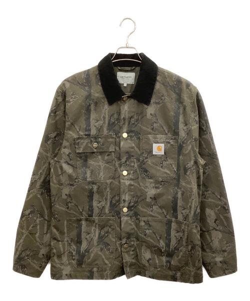 CarHartt（カーハート）CarHartt (カーハート) MICHIGAN COAT オリーブ×ブラック サイズ:Lの古着・服飾アイテム