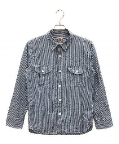 中古・古着通販】Pherrow's (フェローズ) ヒッコリー ワークシャツ