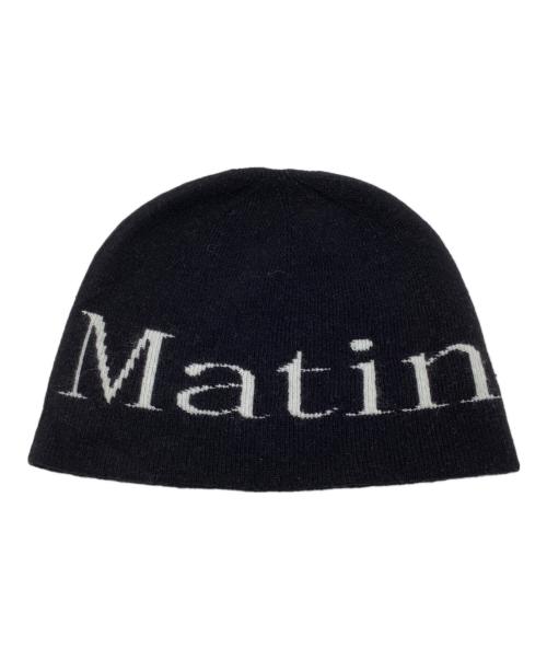Matin Kim（マーティン・キム）Matin Kim (マーティン・キム) ビーニー ブラック サイズ:−の古着・服飾アイテム