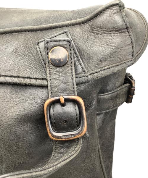PORTER（ポーター）PORTER (ポーター) レザーリュック ブラック サイズ:−の古着・服飾アイテム