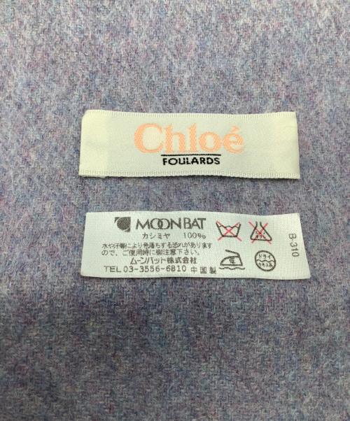 Chloe（クロエ）Chloe (クロエ) マフラー パープル サイズ:−の古着・服飾アイテム