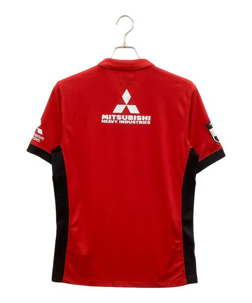 浦和レッズ（ウラワレッズ）浦和レッズ (ウラワレッズ) ゲームシャツ レッド サイズ:Lの古着・服飾アイテム