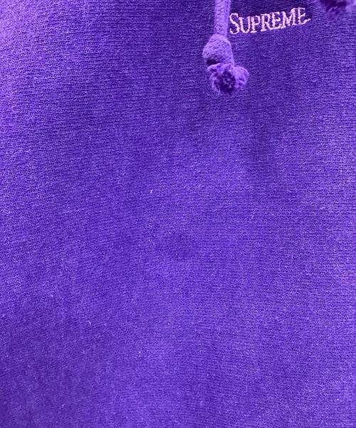 SUPREME（シュプリーム）SUPREME (シュプリーム) micro logo hooded sweatshirt パープル サイズ:Mの古着・服飾アイテム