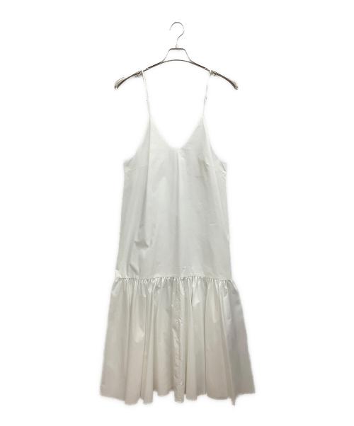 RIAM-PLAGE（リアムプラージュ）RIAM-PLAGE (リアムプラージュ) ノースリーブ・キャミソールワンピース ホワイト サイズ:36の古着・服飾アイテム