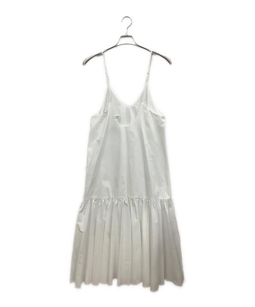 RIAM-PLAGE（リアムプラージュ）RIAM-PLAGE (リアムプラージュ) ノースリーブ・キャミソールワンピース ホワイト サイズ:36の古着・服飾アイテム
