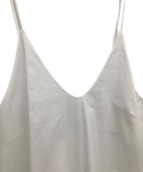 RIAM-PLAGE（リアムプラージュ）RIAM-PLAGE (リアムプラージュ) ノースリーブ・キャミソールワンピース ホワイト サイズ:36の古着・服飾アイテム