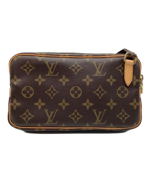 LOUIS VUITTON（ルイ ヴィトン）LOUIS VUITTON (ルイ ヴィトン) ショルダーポーチ/マルリーバンドリエール ブラウンの古着・服飾アイテム