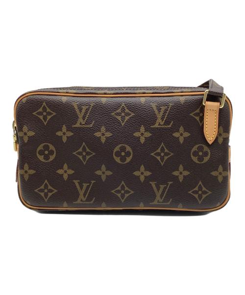 LOUIS VUITTON（ルイ ヴィトン）LOUIS VUITTON (ルイ ヴィトン) ショルダーポーチ/マルリーバンドリエール ブラウンの古着・服飾アイテム