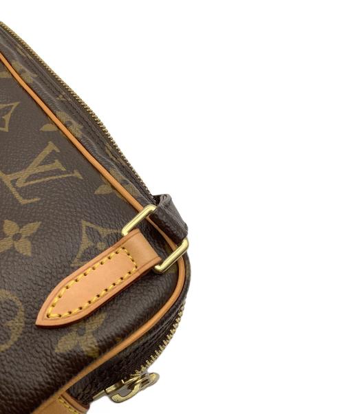 LOUIS VUITTON（ルイ ヴィトン）LOUIS VUITTON (ルイ ヴィトン) ショルダーポーチ/マルリーバンドリエール ブラウンの古着・服飾アイテム