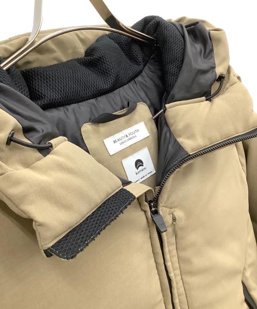 BEAUTY&YOUTH（ビューティーアンドユース）BEAUTY&YOUTH (ビューティーアンドユース) ダウンジャケット ベージュ サイズ:Lの古着・服飾アイテム