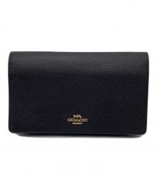 COACH（コーチ）の古着「ショルダーウォレット」｜ブラック