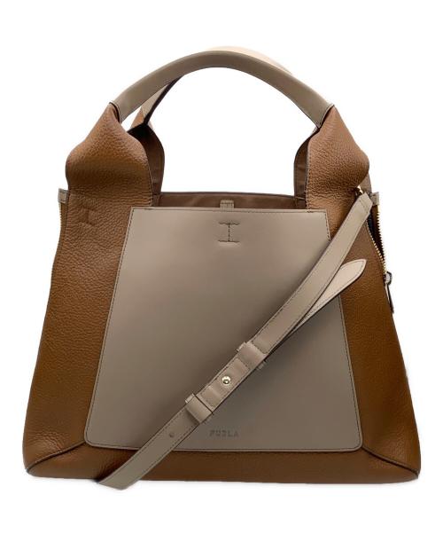 FURLA（フルラ）FURLA (フルラ) 2WAYバッグ ブラウン サイズ:−の古着・服飾アイテム