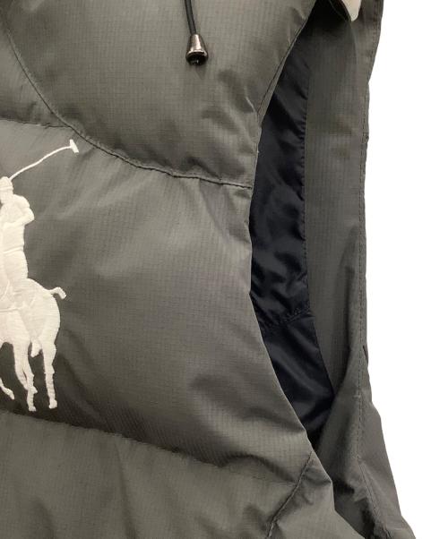 POLO RALPH LAUREN（ポロ・ラルフローレン）POLO RALPH LAUREN (ポロ・ラルフローレン) ダウンベスト グレー サイズ:Mの古着・服飾アイテム