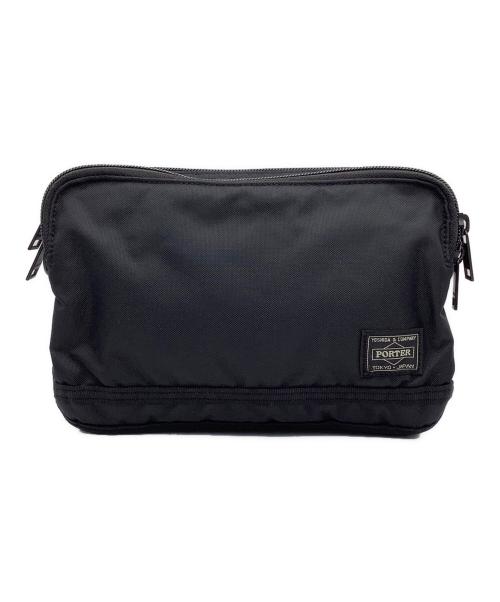 PORTER（ポーター）PORTER (ポーター) フラッシュショルダーバッグ ブラック サイズ:−の古着・服飾アイテム